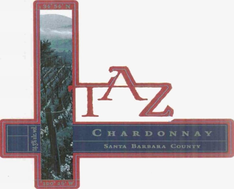 TAZ Santa Barbara Chardonnay 2005 Front Label