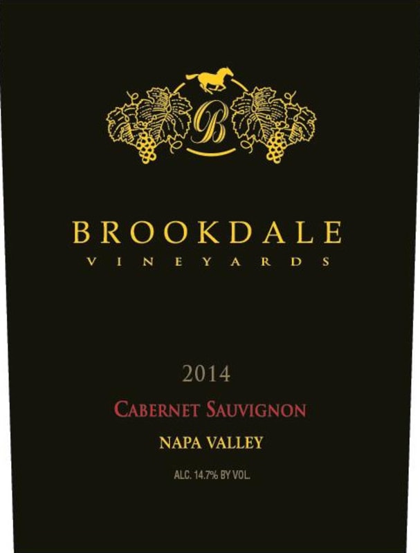 Brookdale Vineyards Cabernet Sauvignon 2014 Front Label