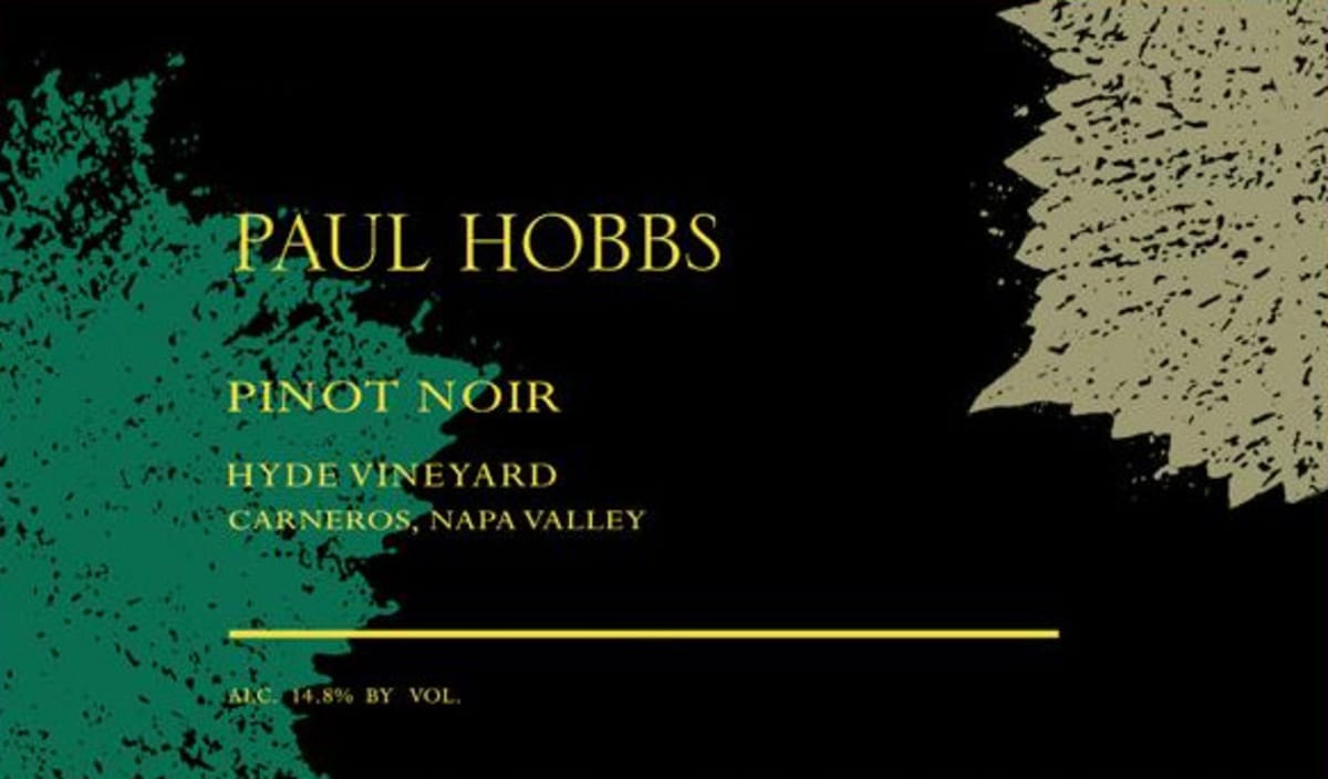 Crossbarn by Paul Hobbs Carneros Hyde Vineyard Pinot Noir 2007 Front Label