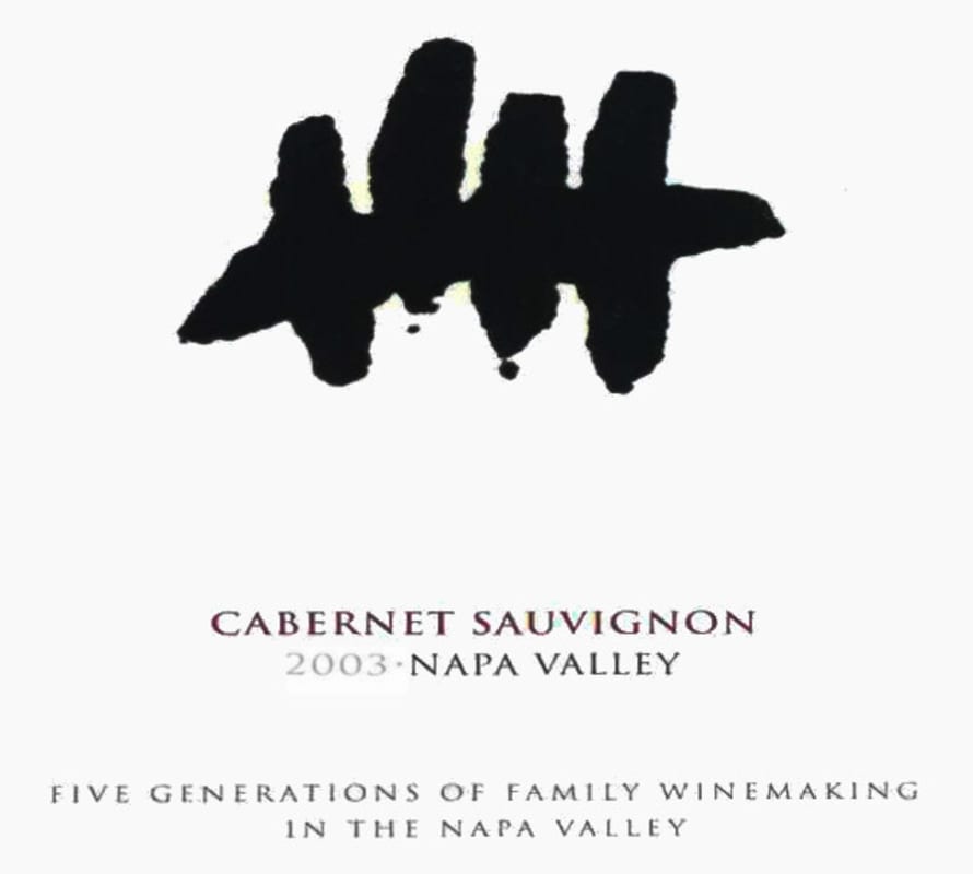 Five Vintners Cabernet Sauvignon 2003 Front Label