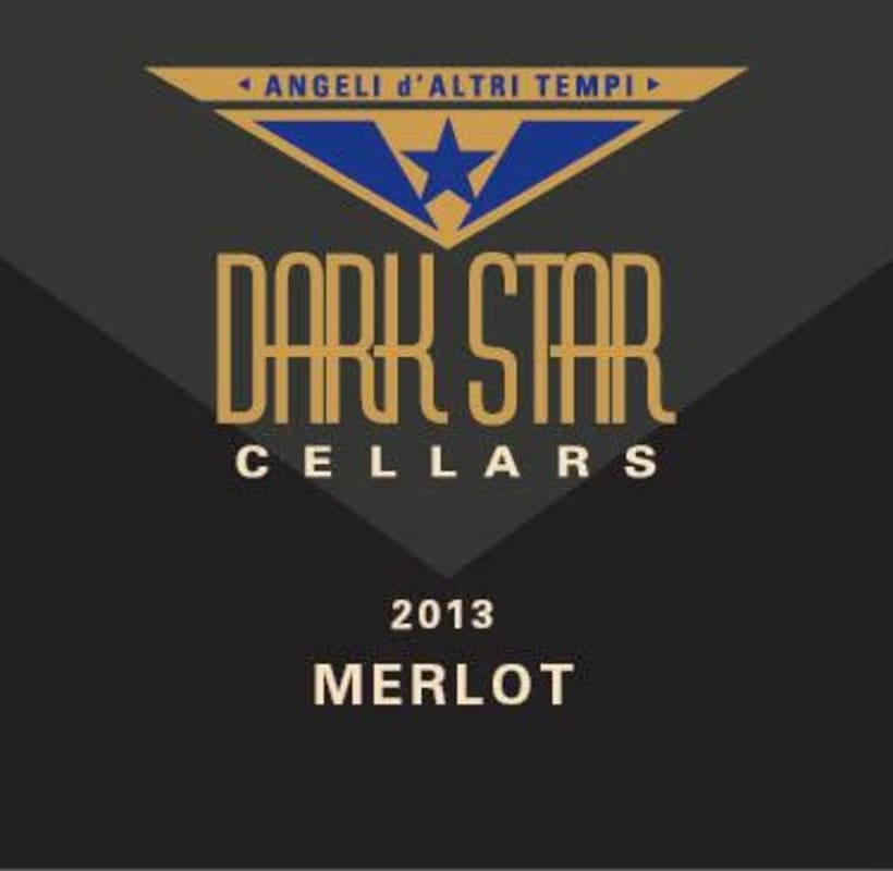 Dark Star Cellars Merlot 2013 Front Label