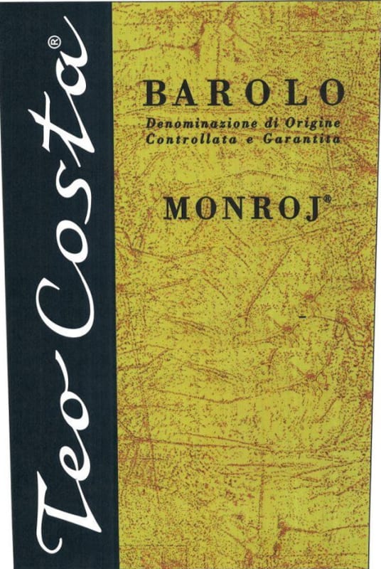 Teo Costa Barolo Monroj 2010 Front Label