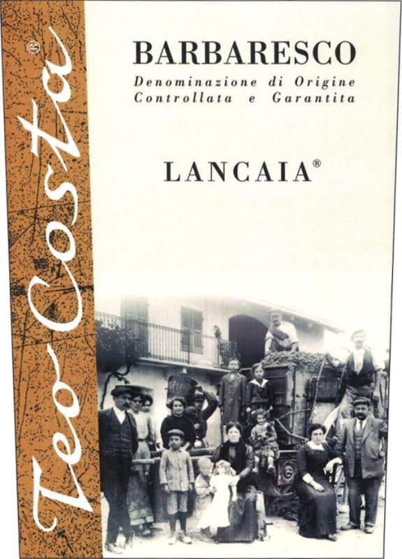 Teo Costa Barbaresco Lancaia 2012 Front Label
