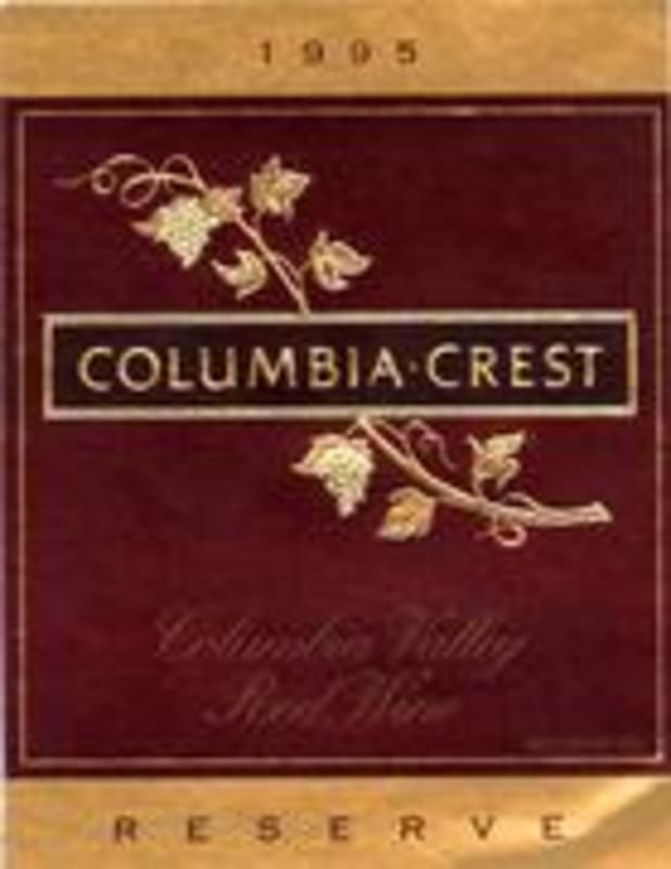Columbia Crest Red Reserve 1995 Front Label