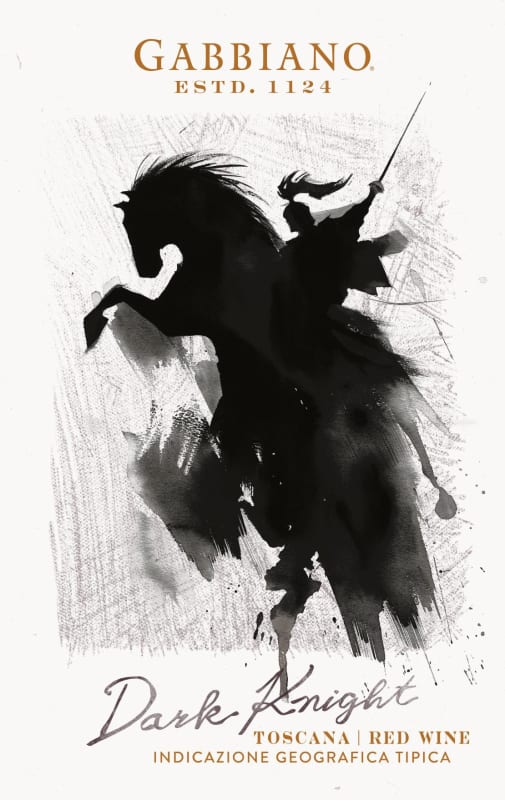 Gabbiano Dark Knight 2015 Front Label