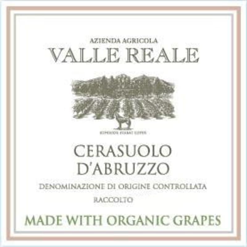 Valle Reale Vigne Nuove Cerasuolo d'Abruzzo Rose 2014 Front Label
