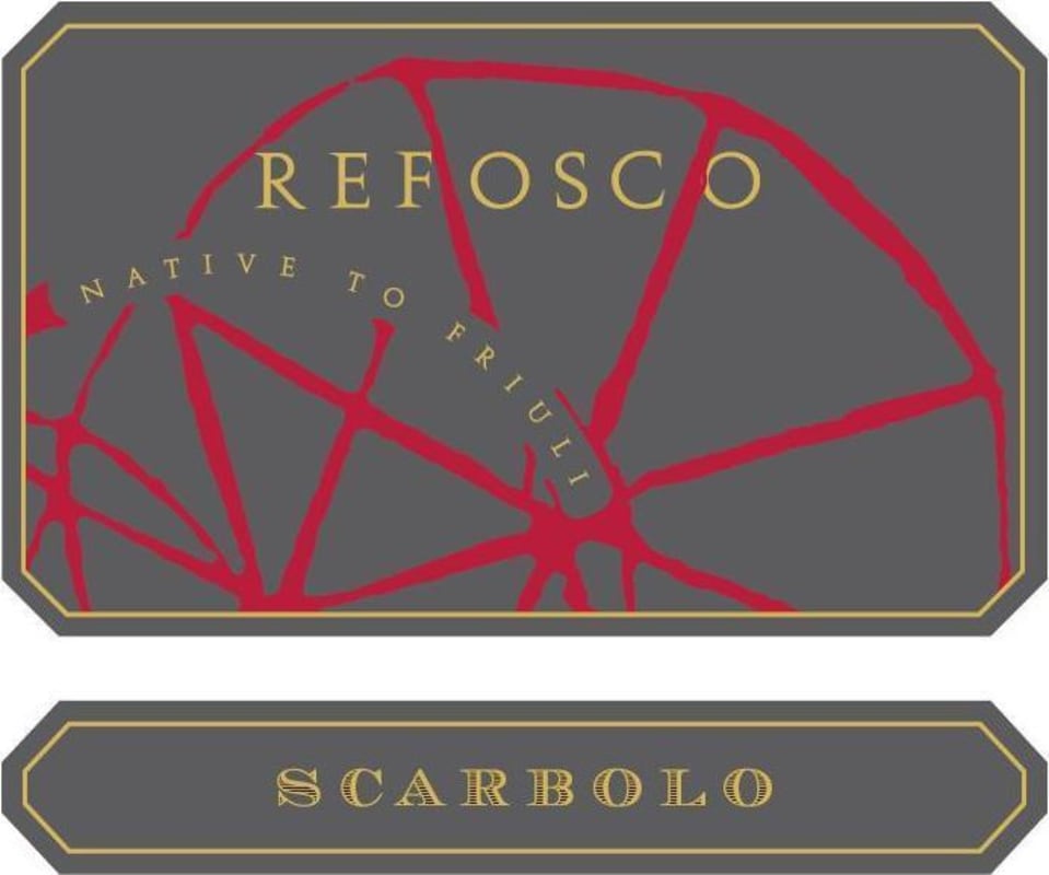 Scarbolo Refosco 2012 Front Label
