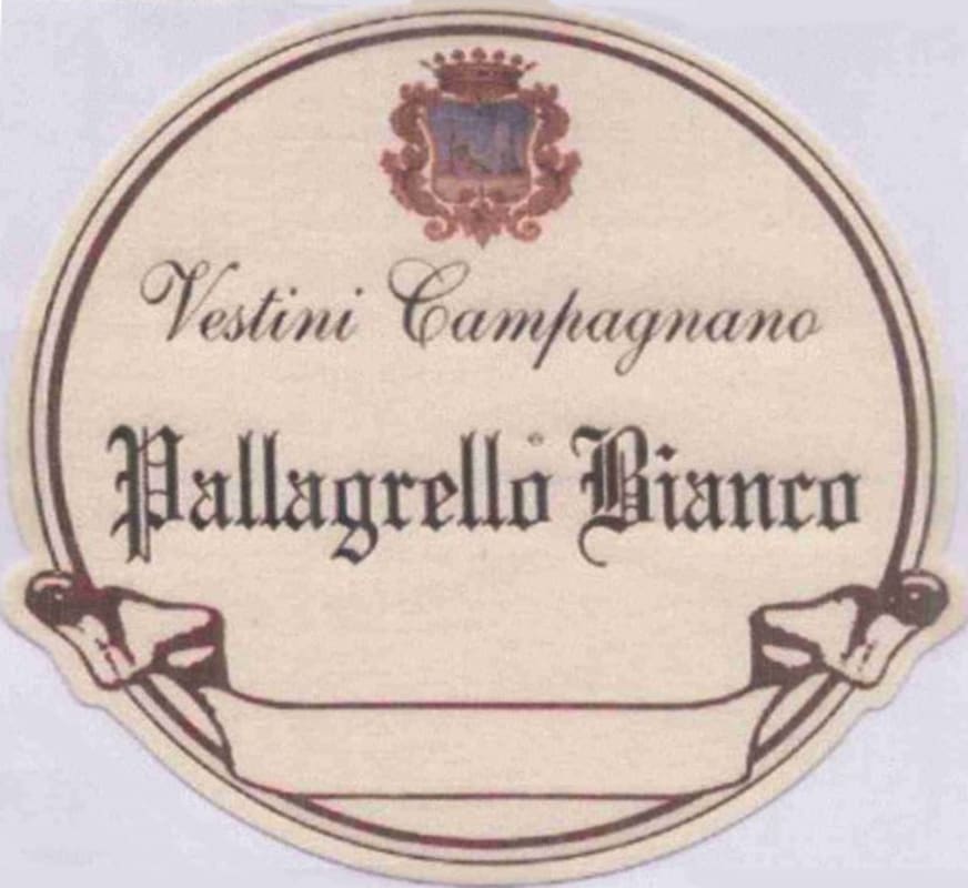 Vestini Terre del Volturno Pallagrello Bianco 2012 Front Label