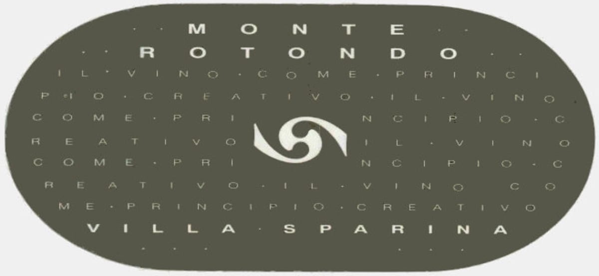 Villa Sparina Gavi del Comune di Gavi Monte Rotondo 2001 Front Label