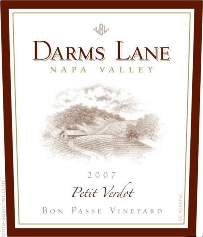 Darms Lane Bon Passe Vineyard Petit Verdot 2007 Front Label