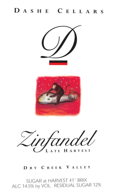 Dashe Late Harvest Zinfandel 2012 Front Label