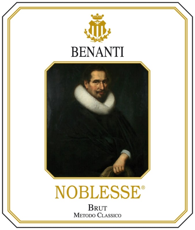 Benanti Noblesse Metodo Classico Brut Front Label