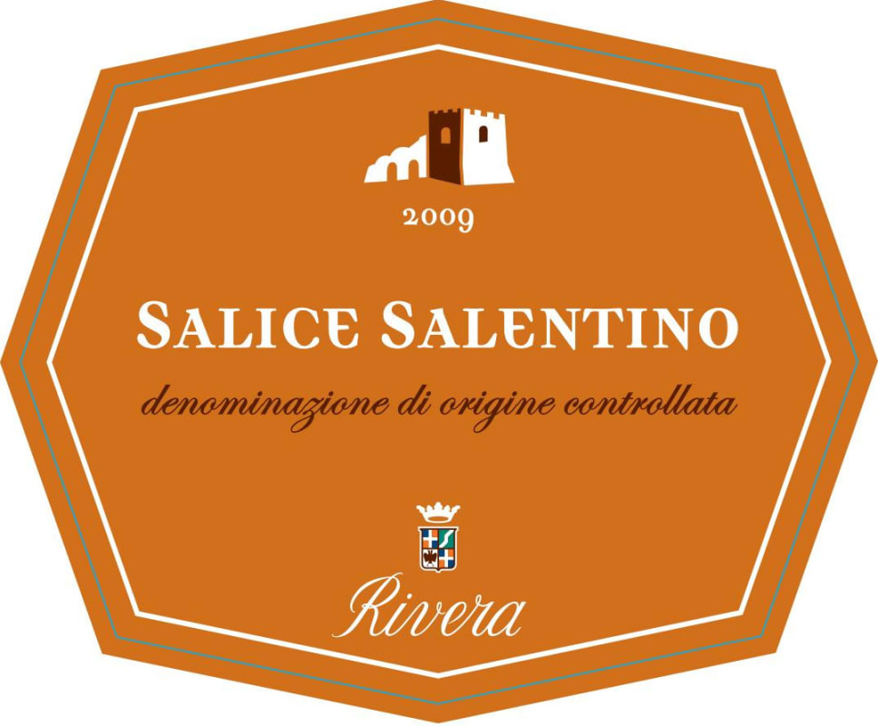Rivera Salice Salentino 2009 Front Label