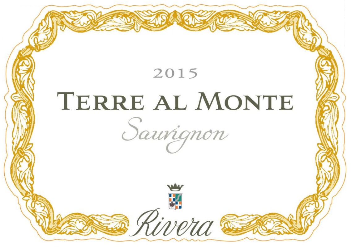 Rivera Castel del Monte Terre al Monte Sauvignon 2015 Front Label