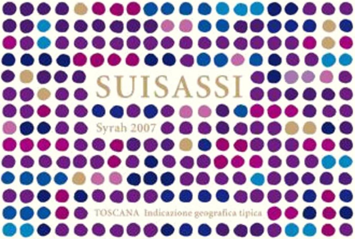 Duemani Costa Toscana Suisassi Syrah 2007 Front Label