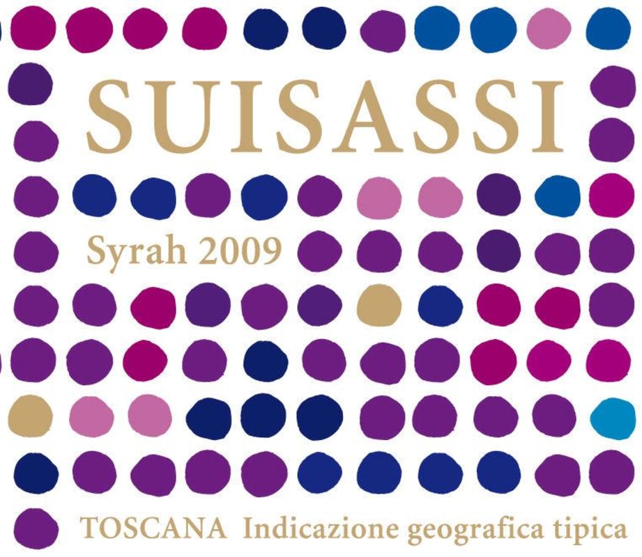 Duemani Costa Toscana Suisassi Syrah 2009 Front Label