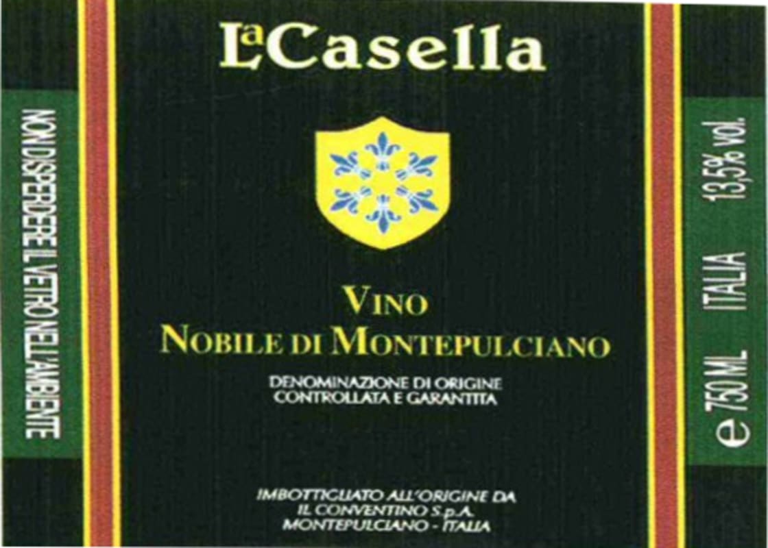 La Casella Vino Nobile di Montepulciano 2001 Front Label