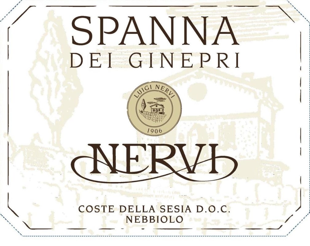 Nervi-Conterno Spanna dei Ginepri 2010 Front Label
