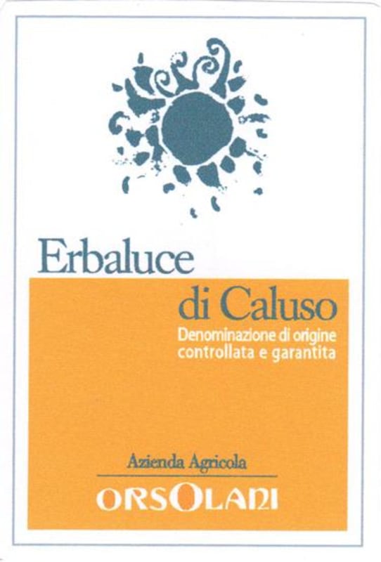 Orsolani Erbaluce di Caluso 2013 Front Label