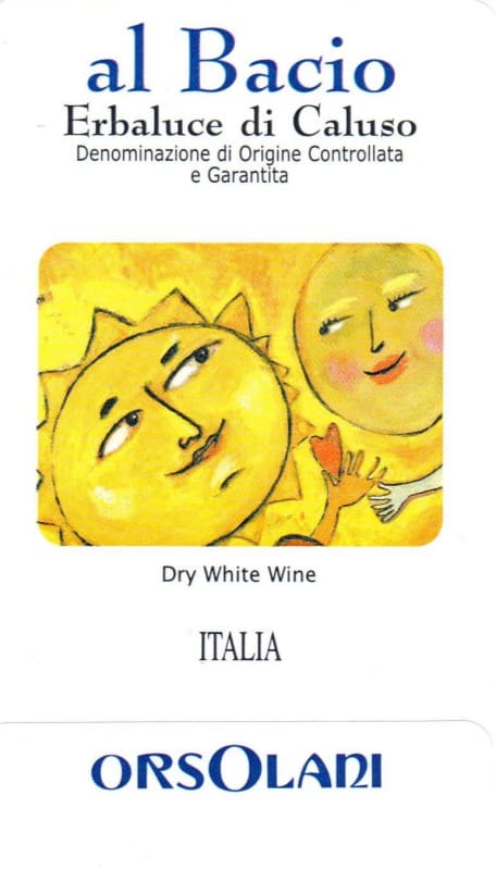 Orsolani Al Bacio 2014 Front Label