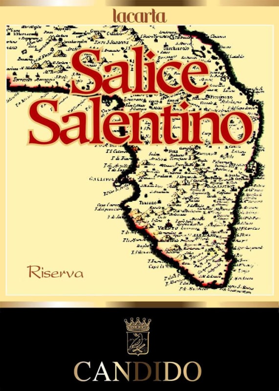 Candido Salice Salentino Lacarta Riserva 2008 Front Label