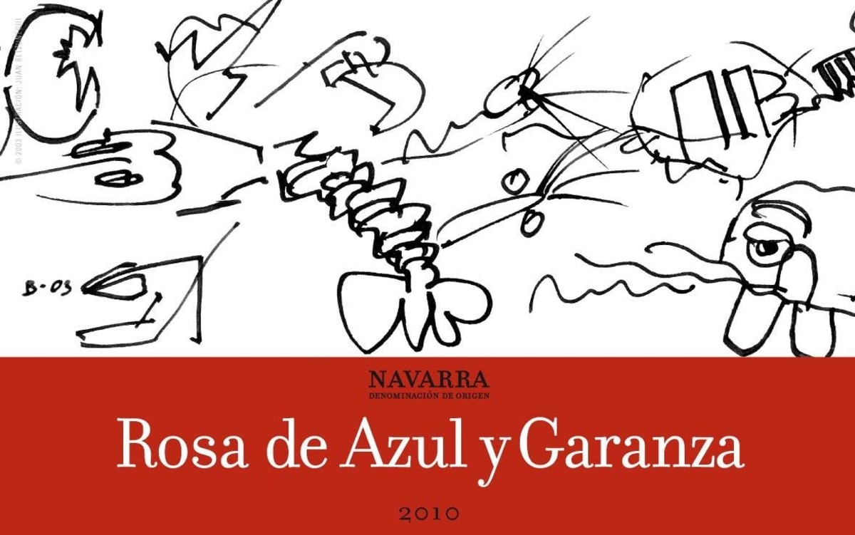 Azul y Garanza Rosa de Azul y Garanza 2010 Front Label