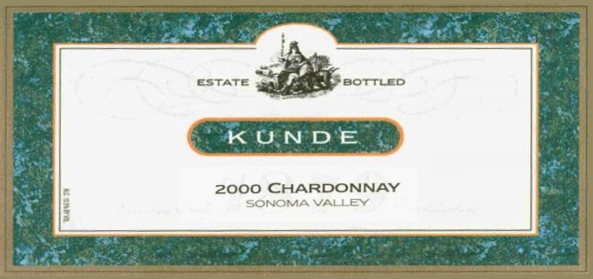 Kunde Chardonnay 2000 Front Label