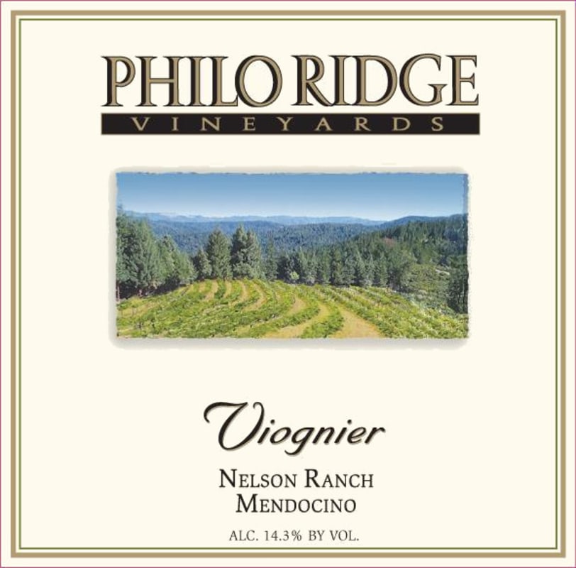 Philo Ridge Vineyards Nelson Ranch Viognier 2010 Front Label