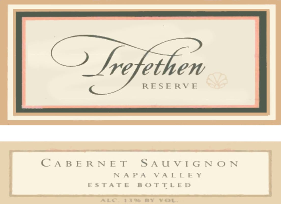Trefethen Reserve Cabernet Sauvignon 2002 Front Label