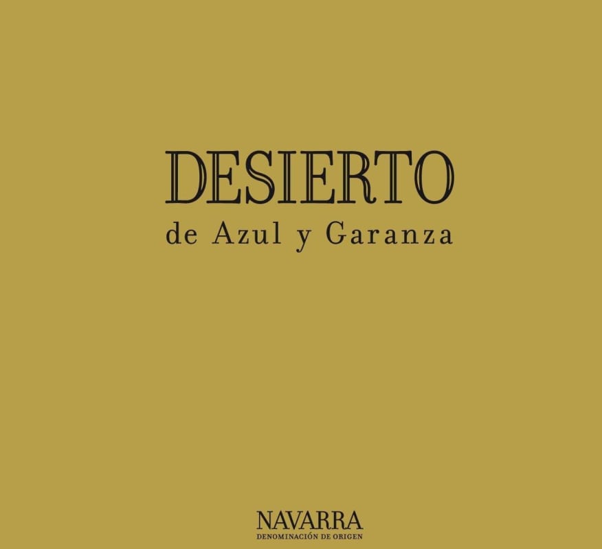 Azul y Garanza Desierto de Azul y Garanza 2013 Front Label