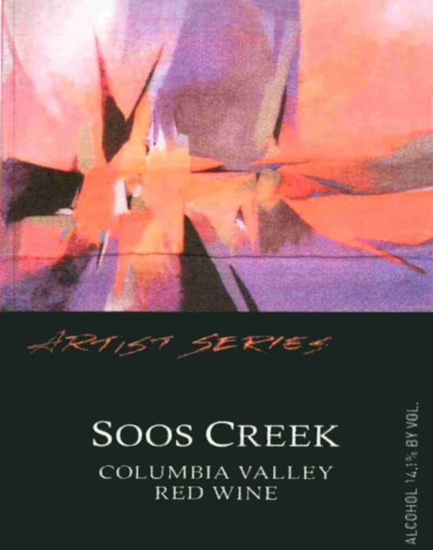 Soos Creek Wine Cellars Artist Series 2008 Front Label