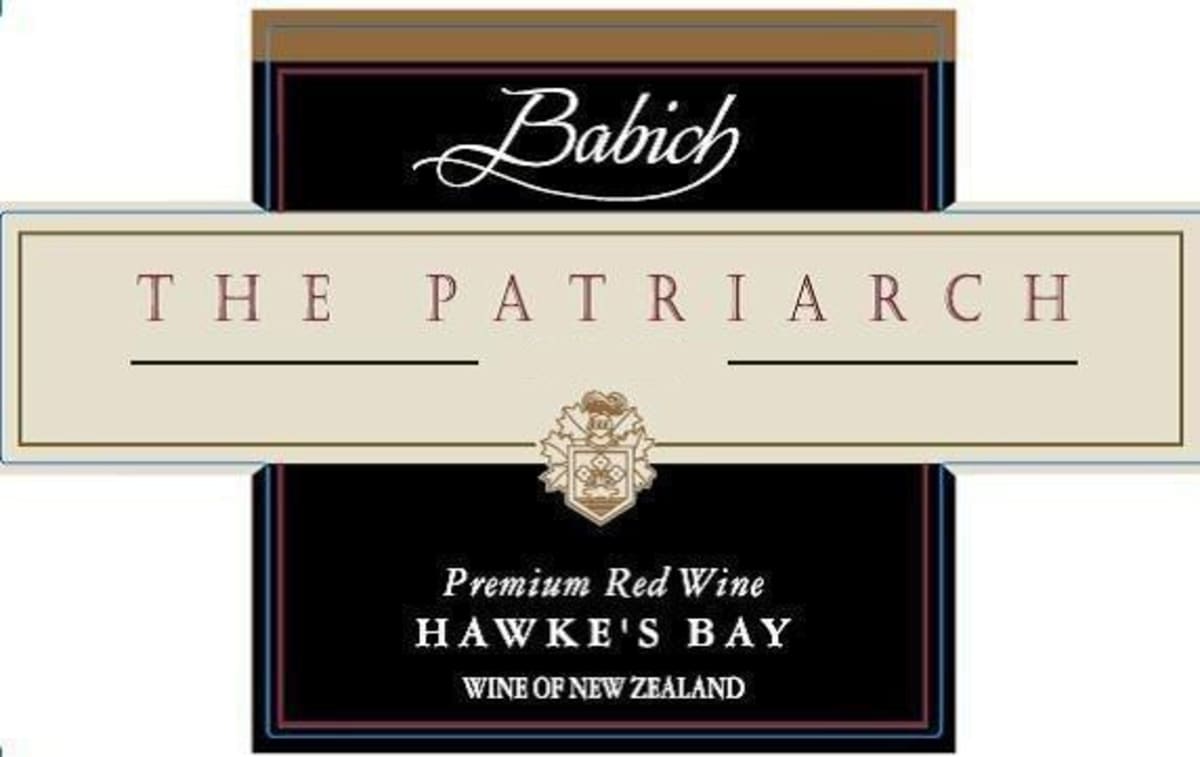 Babich The Patriarch Hawke's Bay Red 2013 Front Label