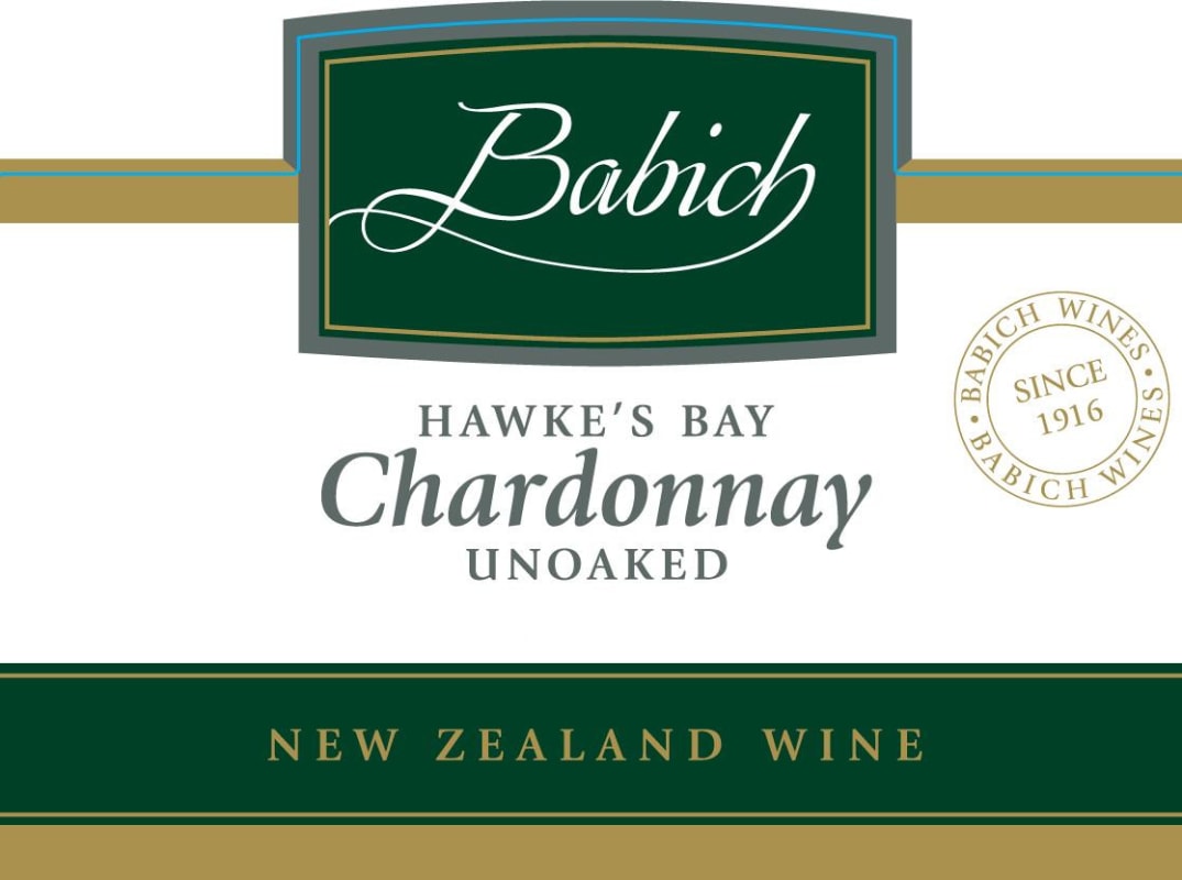 Babich East Coast Unoaked Chardonnay 2010 Front Label