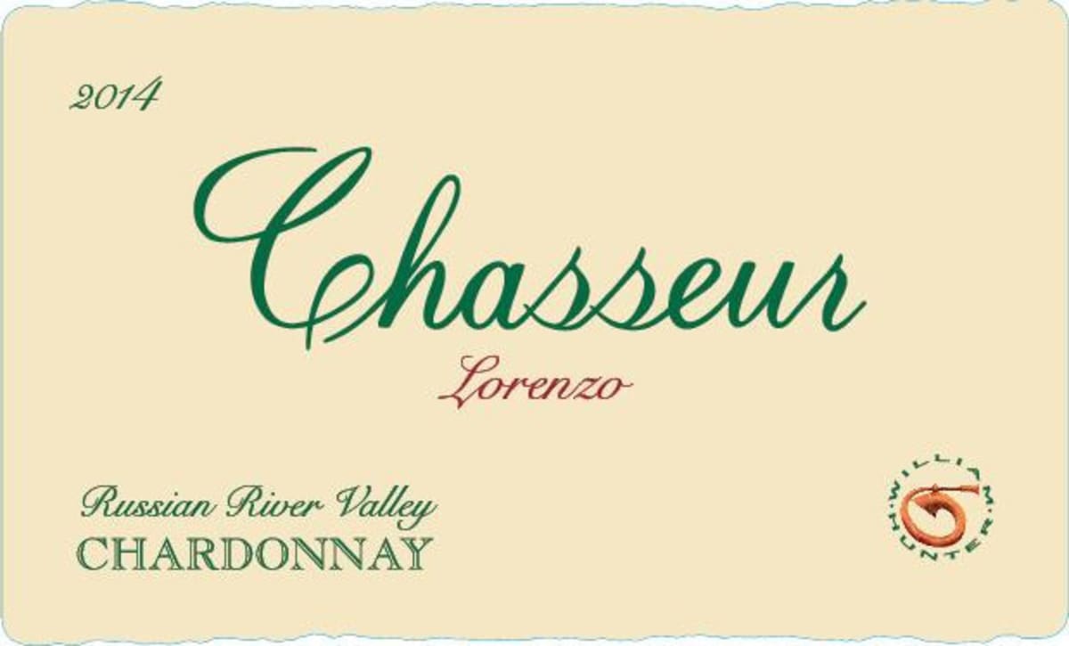 Chasseur Lorenzo Chardonnay 2014 Front Label