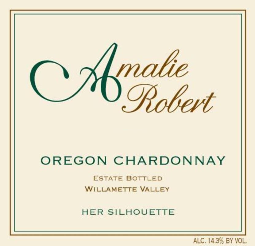 Amalie Robert Her Silhouette Chardonnay 2011 Front Label