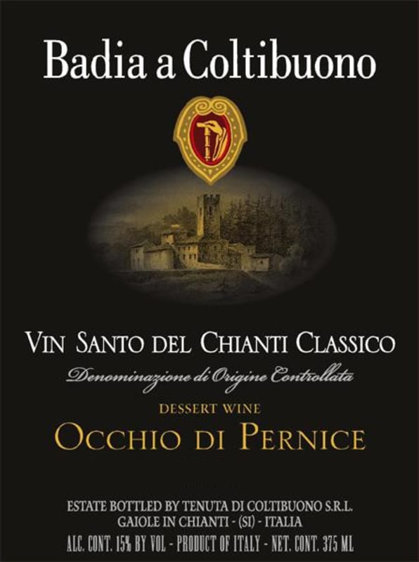 Badia a Coltibuono Occhio di Pernice Vin Santo del Chianti Classico 2004 Front Label
