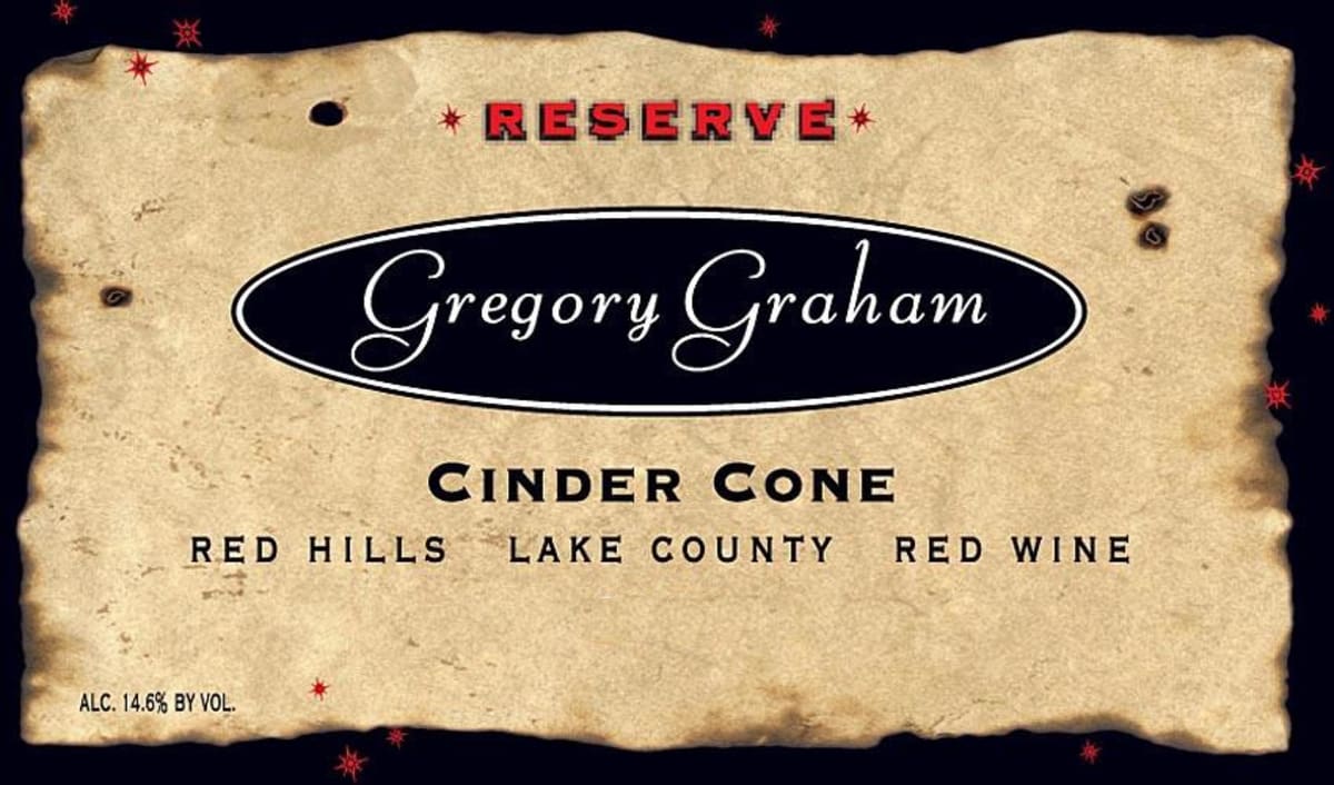 Gregory Graham Cinder Cone Reserve Red 2012 Front Label