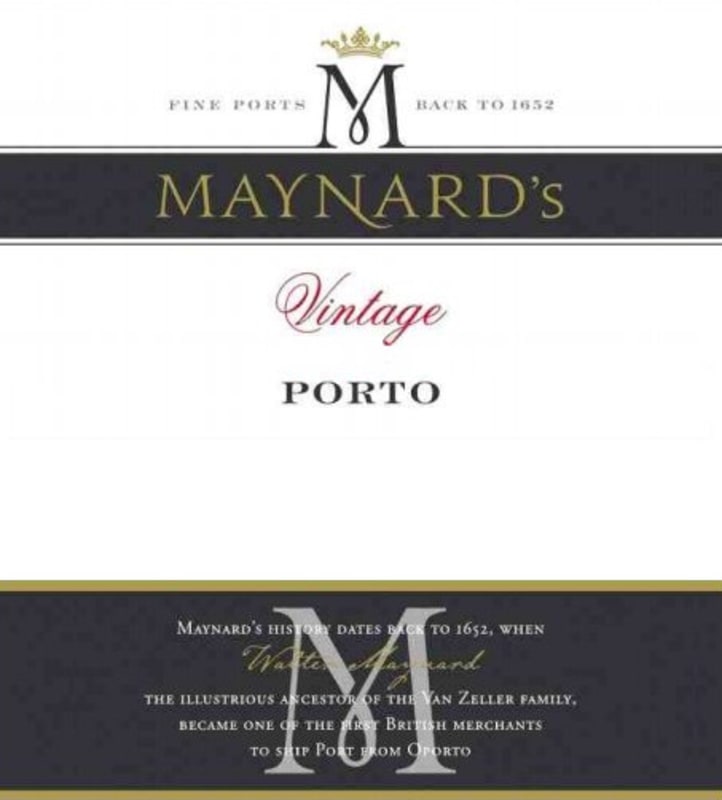 Barao de Villar Maynard's Vintage Porto 2003 Front Label