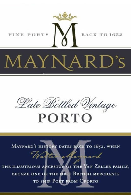 Barao de Villar Late Bottled Vintage Maynard's Porto 2011 Front Label