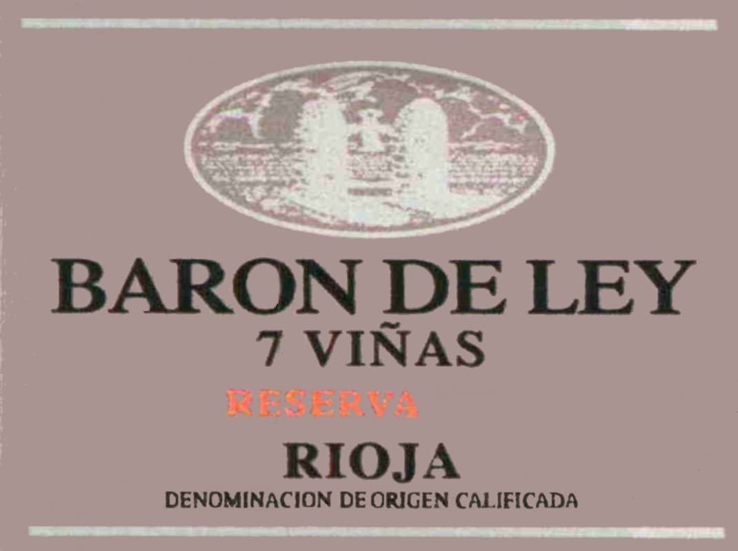 Baron de Ley Rioja Reserva 2006 Front Label