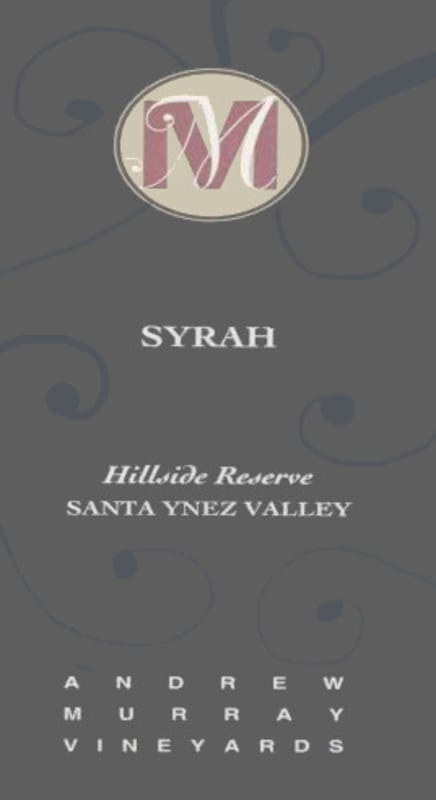 Andrew Murray Hillside Reserve Syrah 2004 Front Label