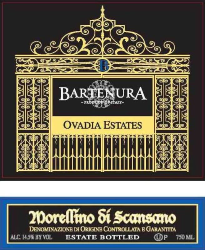 Bartenura Ovaa Estates 2012 Front Label
