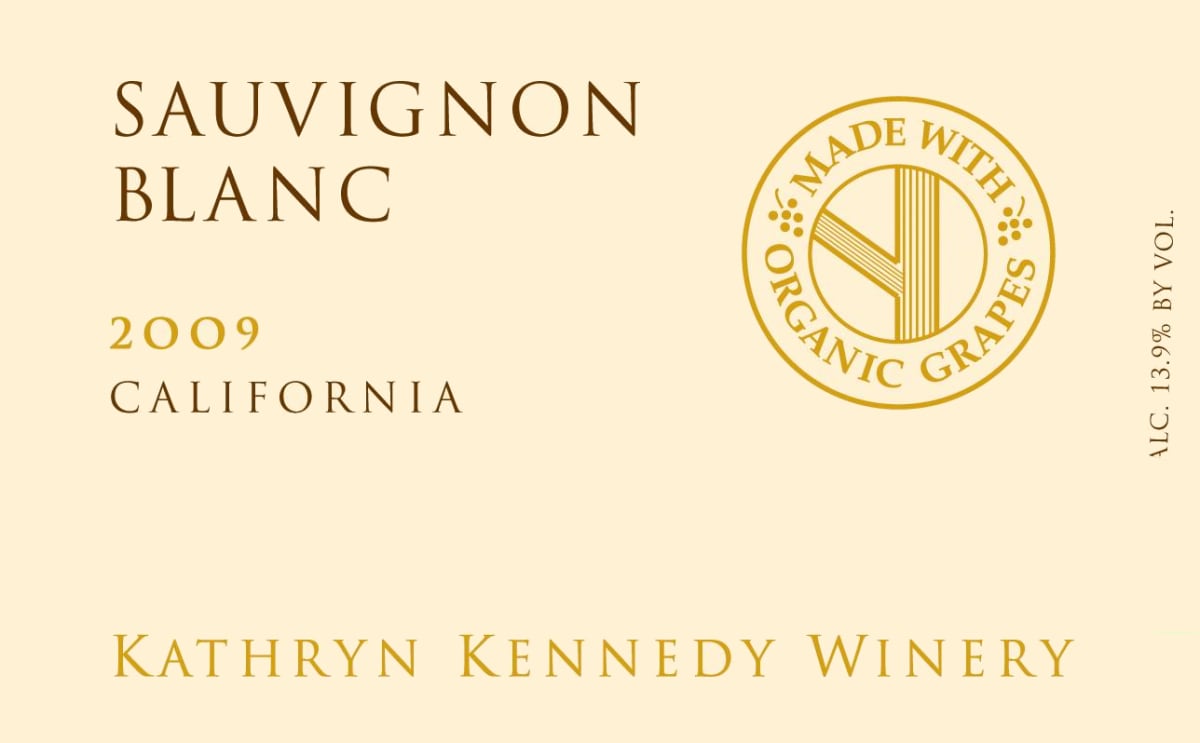Kathryn Kennedy Sauvignon Blanc 2009 Front Label