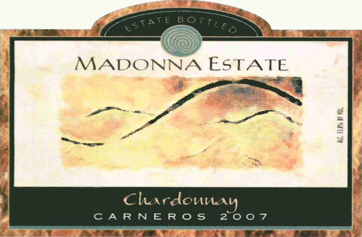 Madonna Estate Chardonnay 2007 Front Label