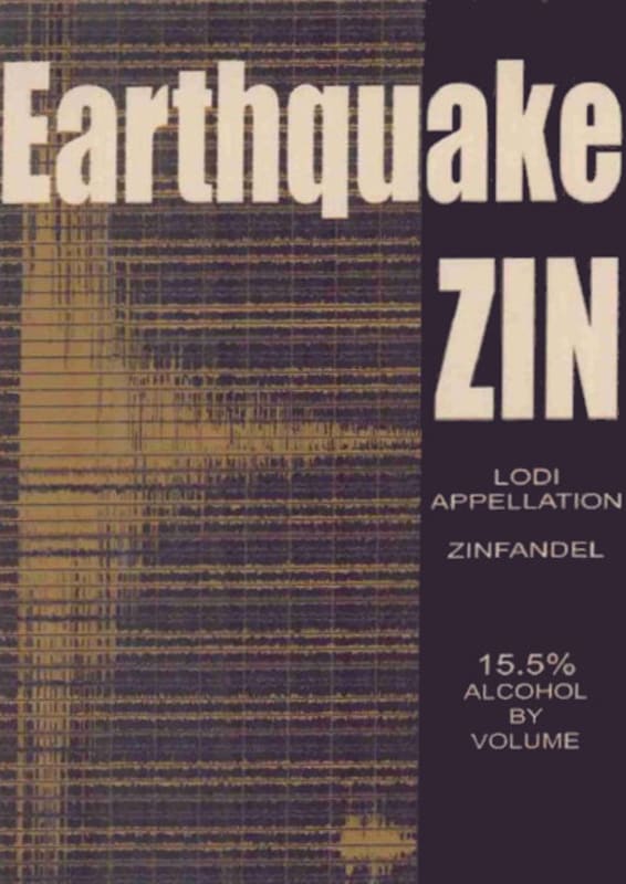 Michael David Winery Earthquake Zinfandel 2006 Front Label