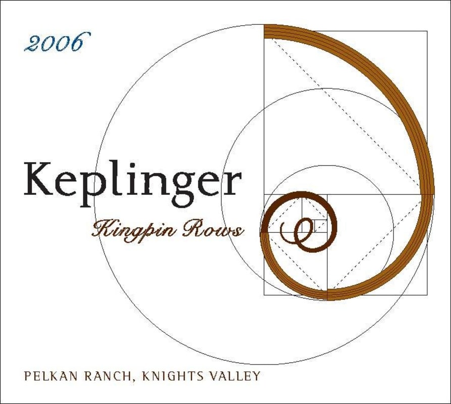 Keplinger Kingpin Rows Syrah 2006 Front Label