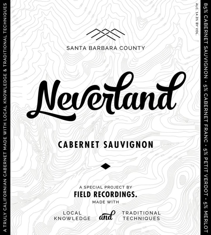 * Neverland Cabernet Sauvignon 2014 Front Label