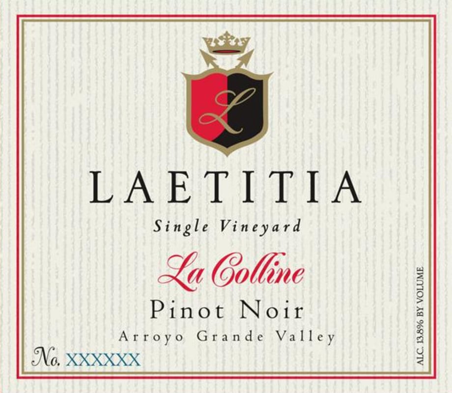 Laetitia La Colline Pinot Noir 2014 Front Label