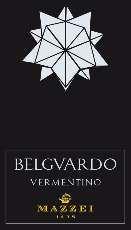Mazzei Belguardo Vermentino Bianco 2015 Front Label