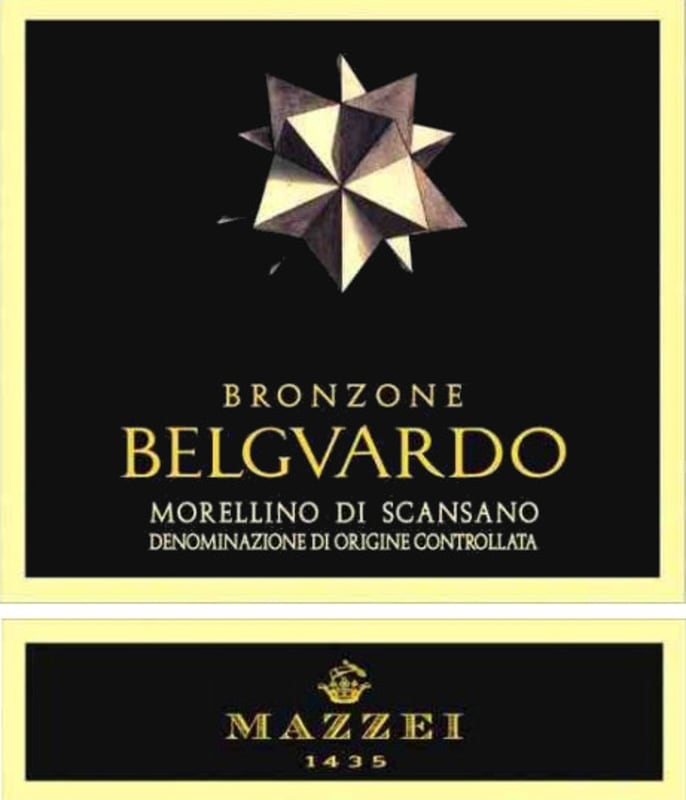 Mazzei Belguardo Bronzone Morellino di Scansano 2012 Front Label